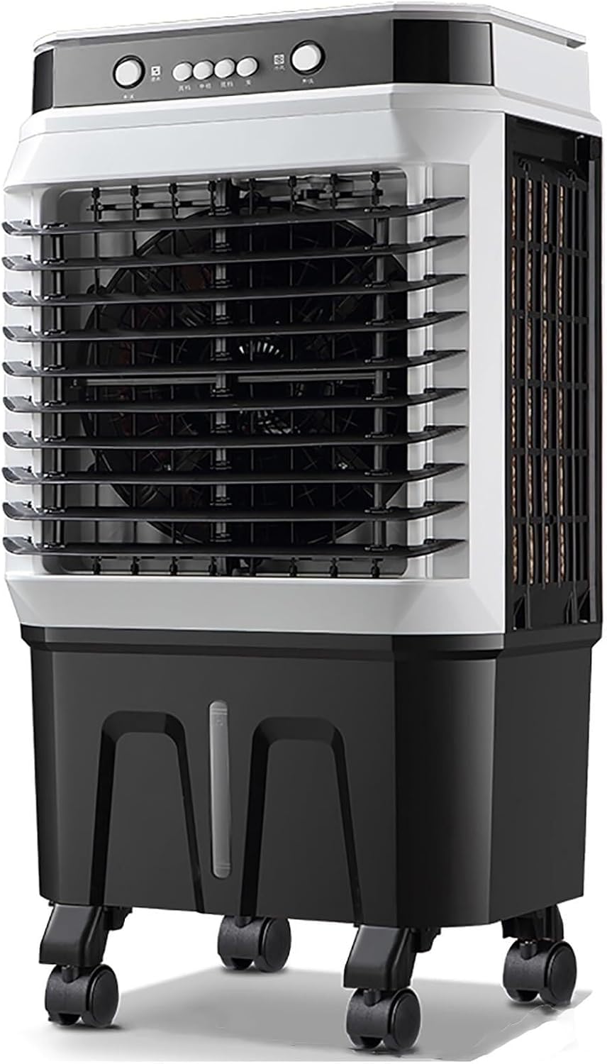 40L Evaporative Air Cooler, 3-in-1 Portable Air Conditioner, Cooling Fan & Humidifier with Remote, 120° Oscillation & 4 Ice Packs for Indoor/Outdoor Use