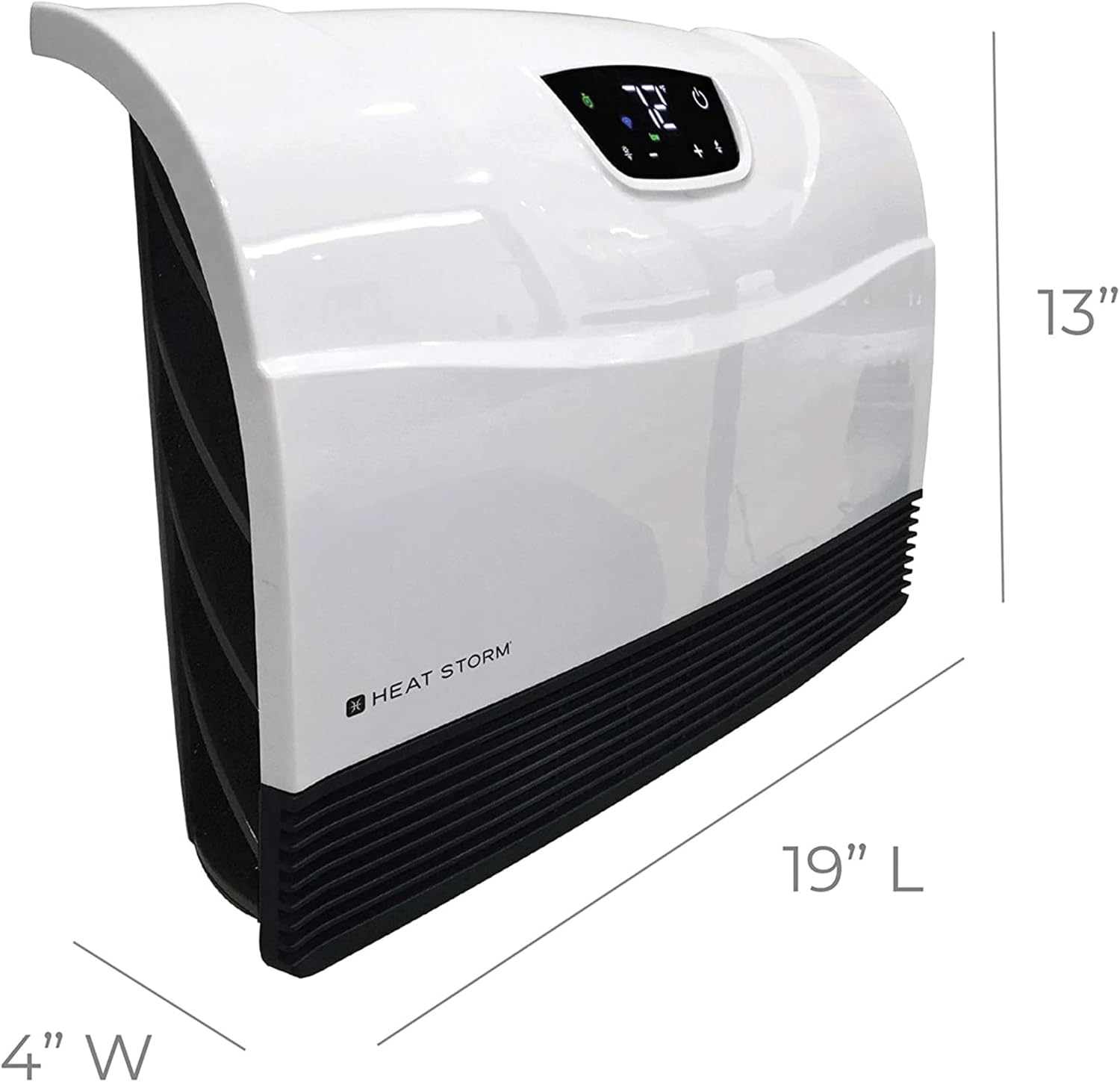 Renogy 2000W Pure Sine Wave Inverter 12V DC to 120V AC Converter for Home & Heat Storm HS-1500-PHX-WIFI Infrared Heater, WiFi Wall Mounted