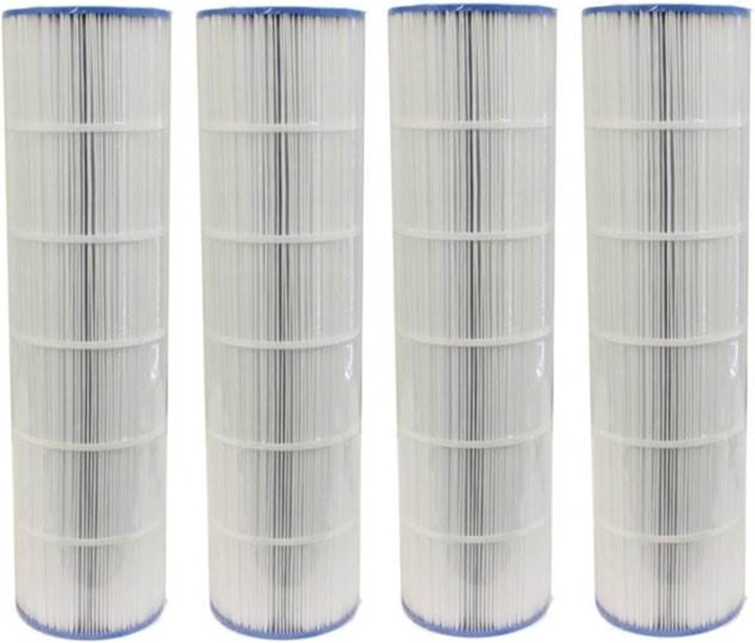 Unicel C-7490 137 Square Foot Media Replacement Pool Filter Cartridge with 176 Pleats, Compatible with Hayward Pool Products (4 Pack)