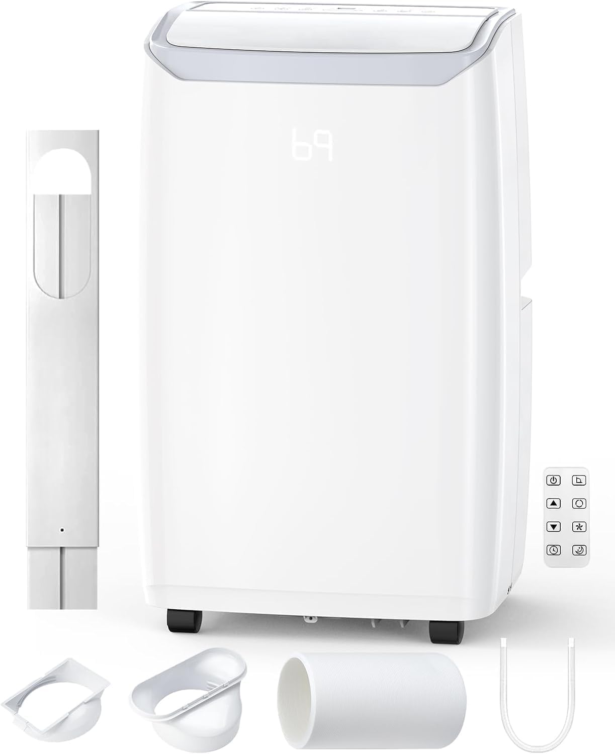 14,000 BTU Portable Air Conditioner - 3-In-1 Cooling, Dehumidifier & Fan for Spaces Up to 750 Sq.Ft