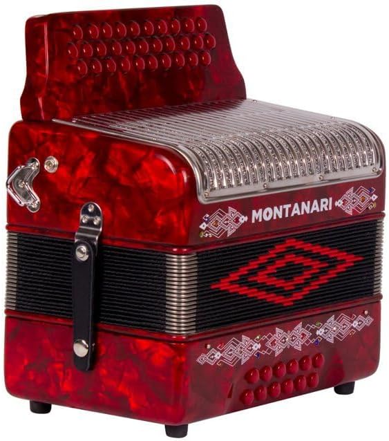 Montanari 3112 MG Accordion EAD Red