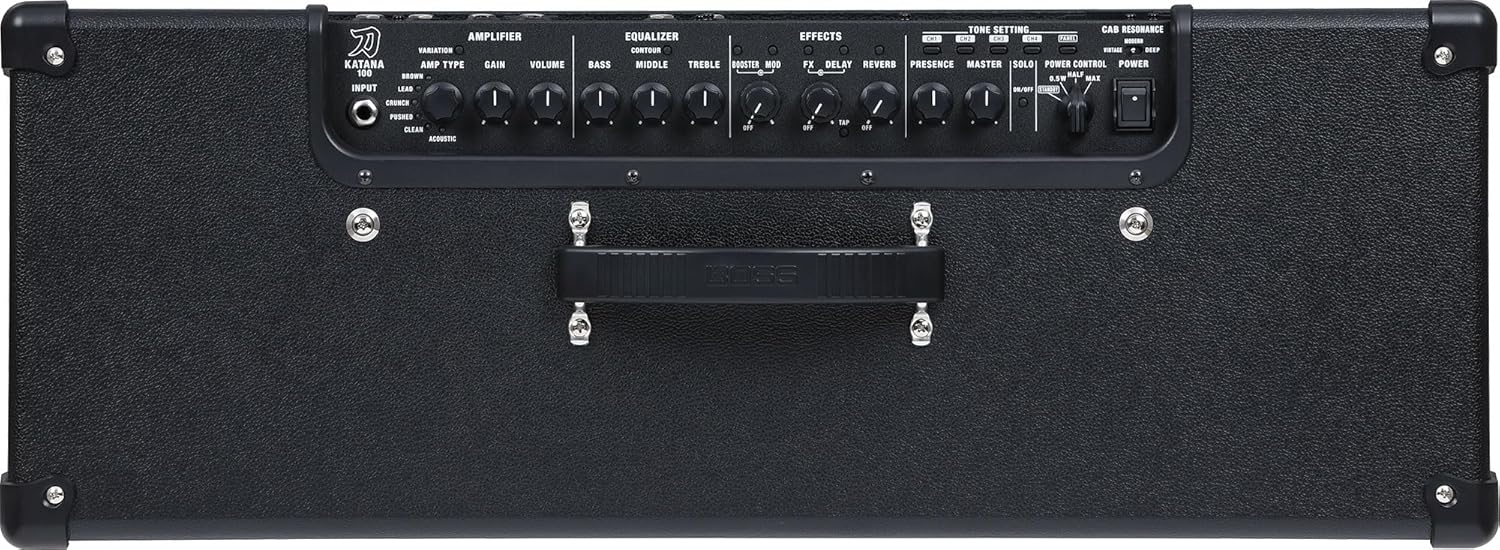 Boss Katana-100/212 Gen 3 100-Watt 2x12-Inch Guitar Combo Amplifier Bundle with Gearlux Instrument Cable and Picks