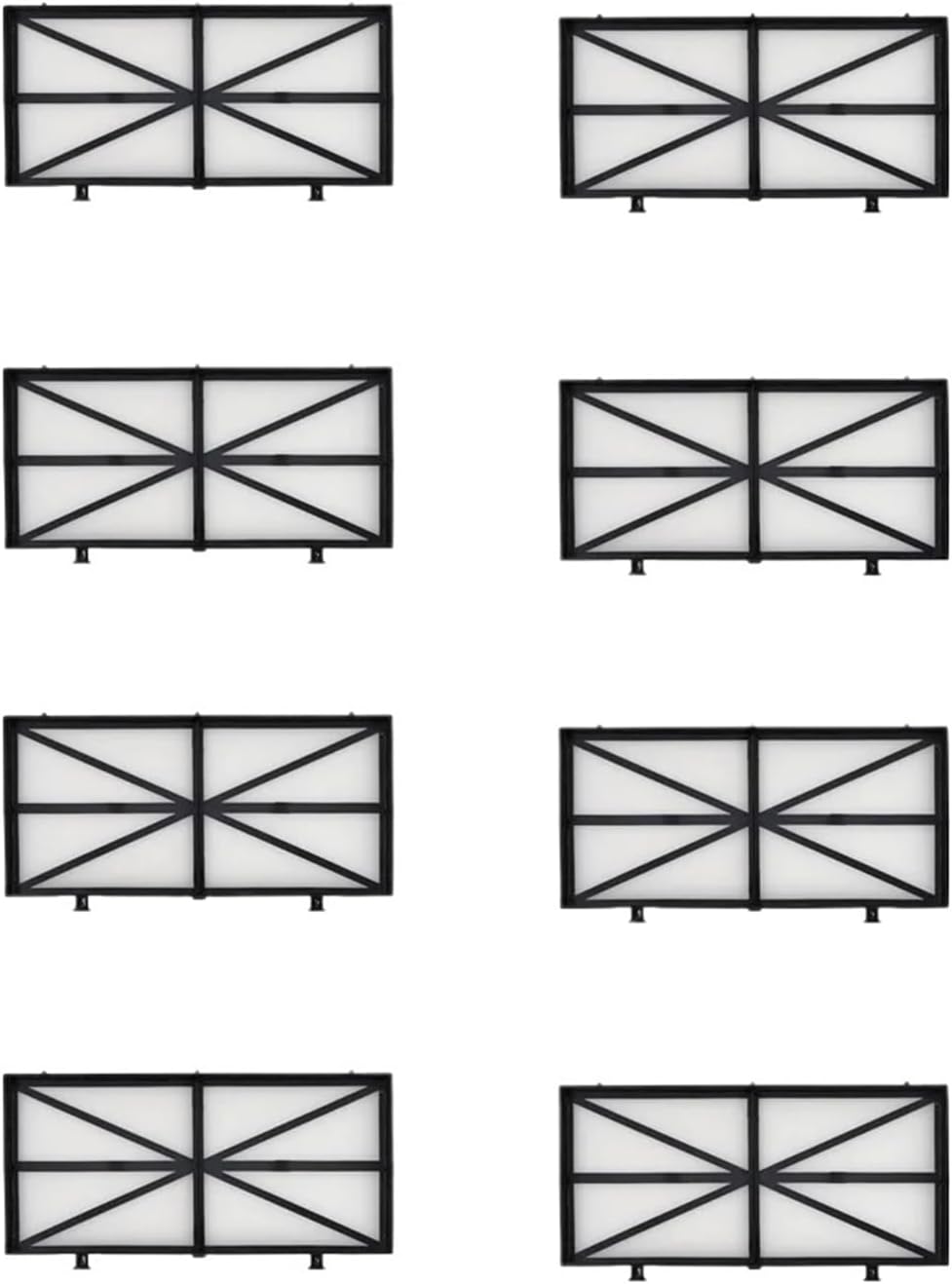 Robotic Pool Cleaner Filter Cartridge Compatible for Dolphin Robotic Pool Cleaner Replacement Filter - Compatible with DX6 and DX5+S Models Swimming Pool(8pcs)