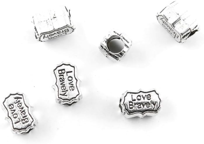 600 Pieces Antique Silver Tone Jewelry Making Charms Findings Fashion Wholesale Supplies Pendant Lots Bulk Supply J6OM9B Love Loose Beads