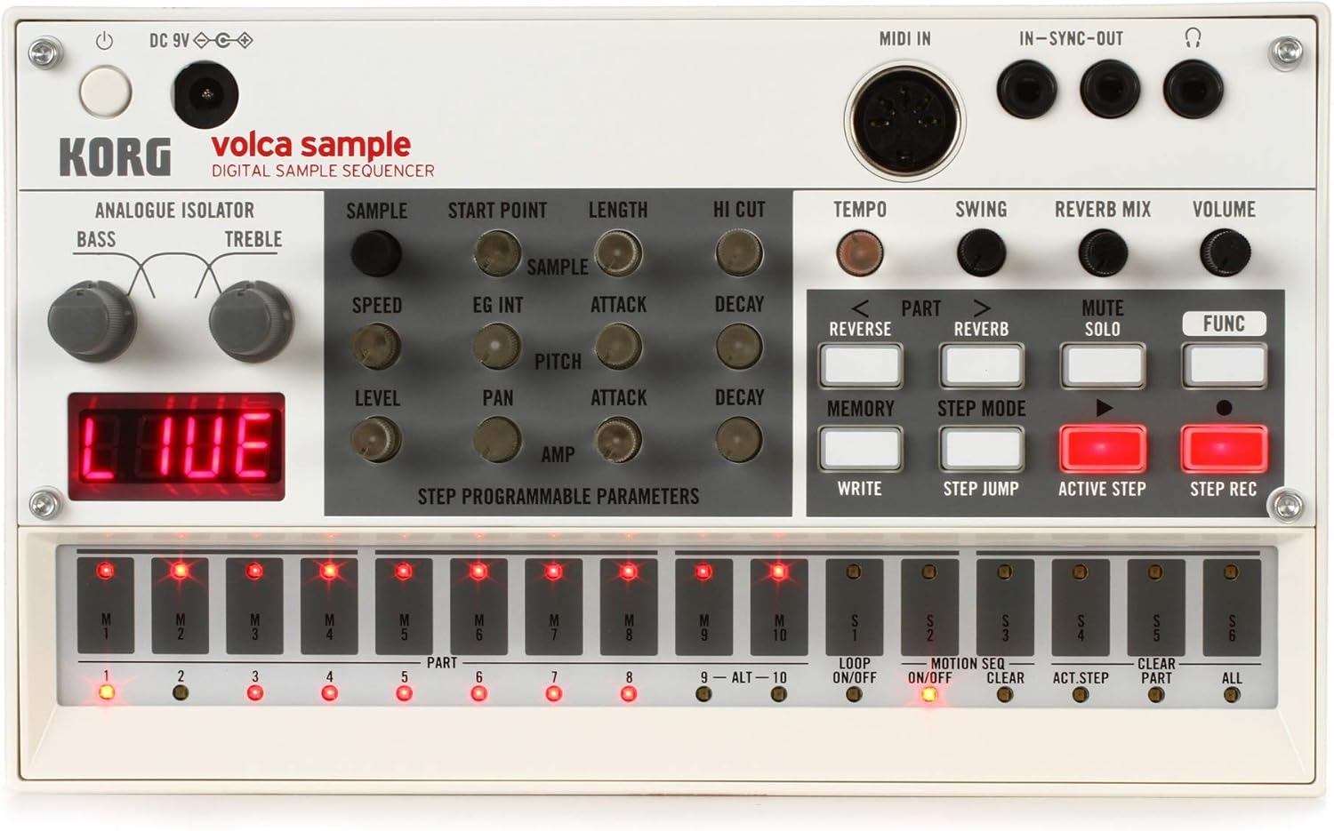 Korg VOLCASAMPLE Playback Rhythm Machine