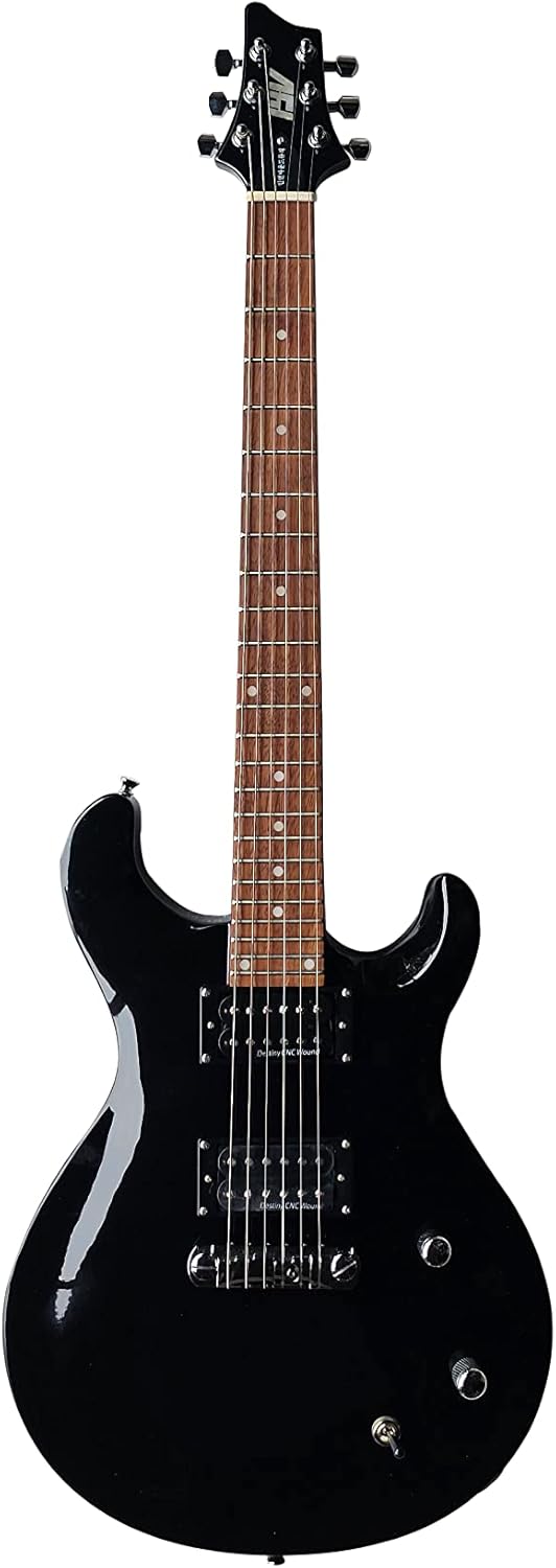 IYV-IP-340 BK, Solid Body Electric Guitar, Black