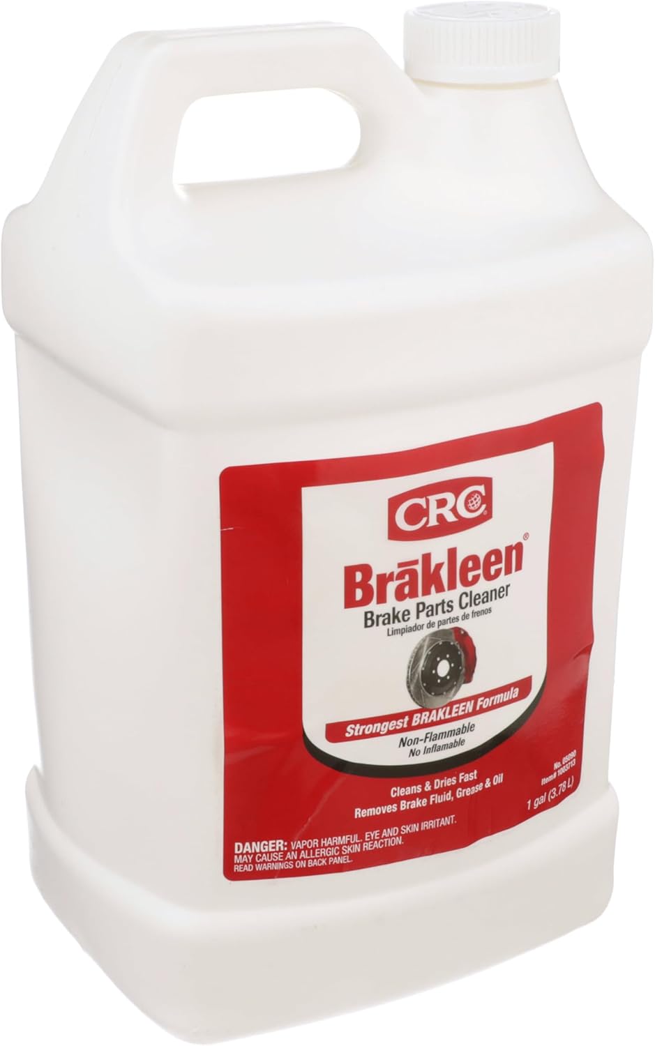 CRC Brakleen 1003712 Brake Parts Cleaner Non-Flammable, 1 Gallon, [4 Pack]