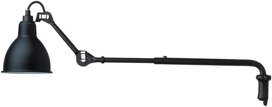 Long Swing Arm Wall Lamp, Industrial Vintage Plug in Wall Sconce Lighting Fixture for Bedroom Living Room Bedside Wall Lights,Black