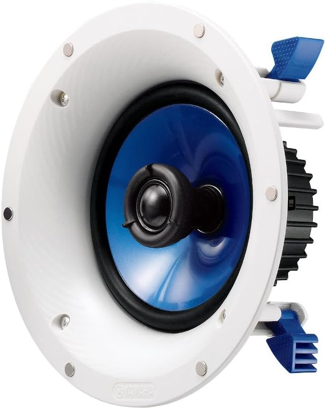 Yamaha NS-IC600 110 Watt 6.5-Inch 2-Way In-Ceiling Speakers - Pair (White)
