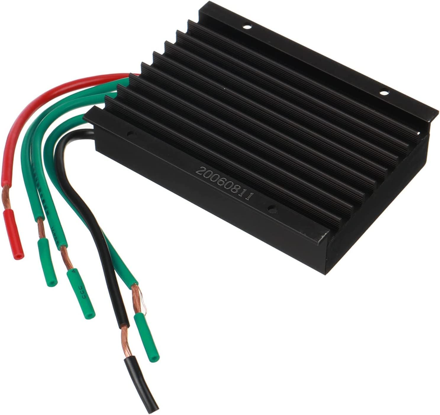 LiuSj JUnSt 5000W 12V 24V 5 Blades Wind Turbine Generator Windmill with Charge Controller, Wind Turbine for Home Camping(Green)