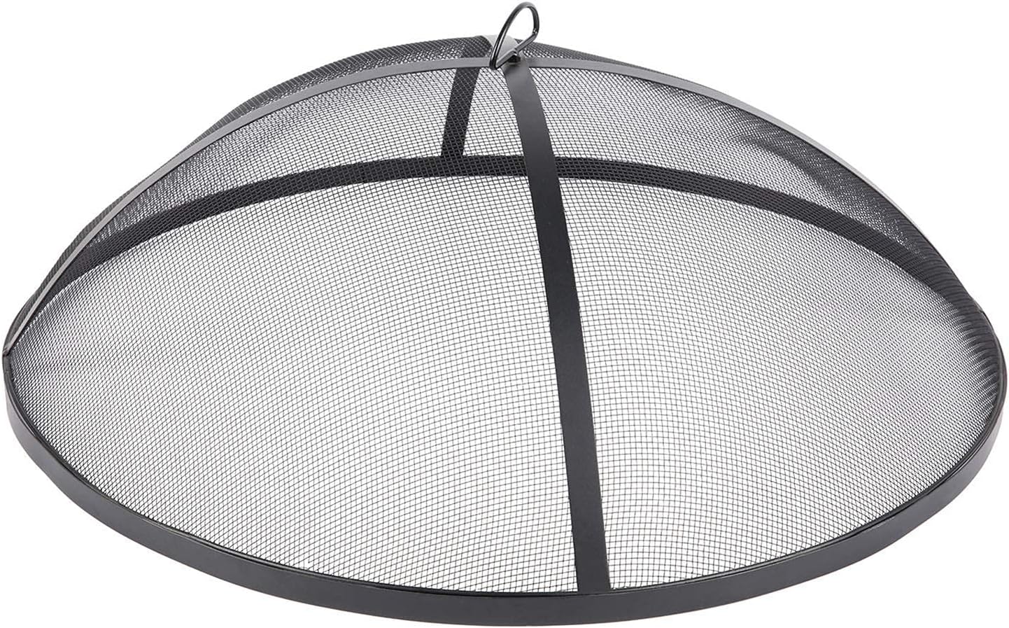 Small Firepit, Outdoor Fire Pit with BBQ Grill Shelf Fire Bowl with Spark Protection Mesh, Extra Includes Poker and Cover Garden Patio Heater Charcoal Log Wood Burner