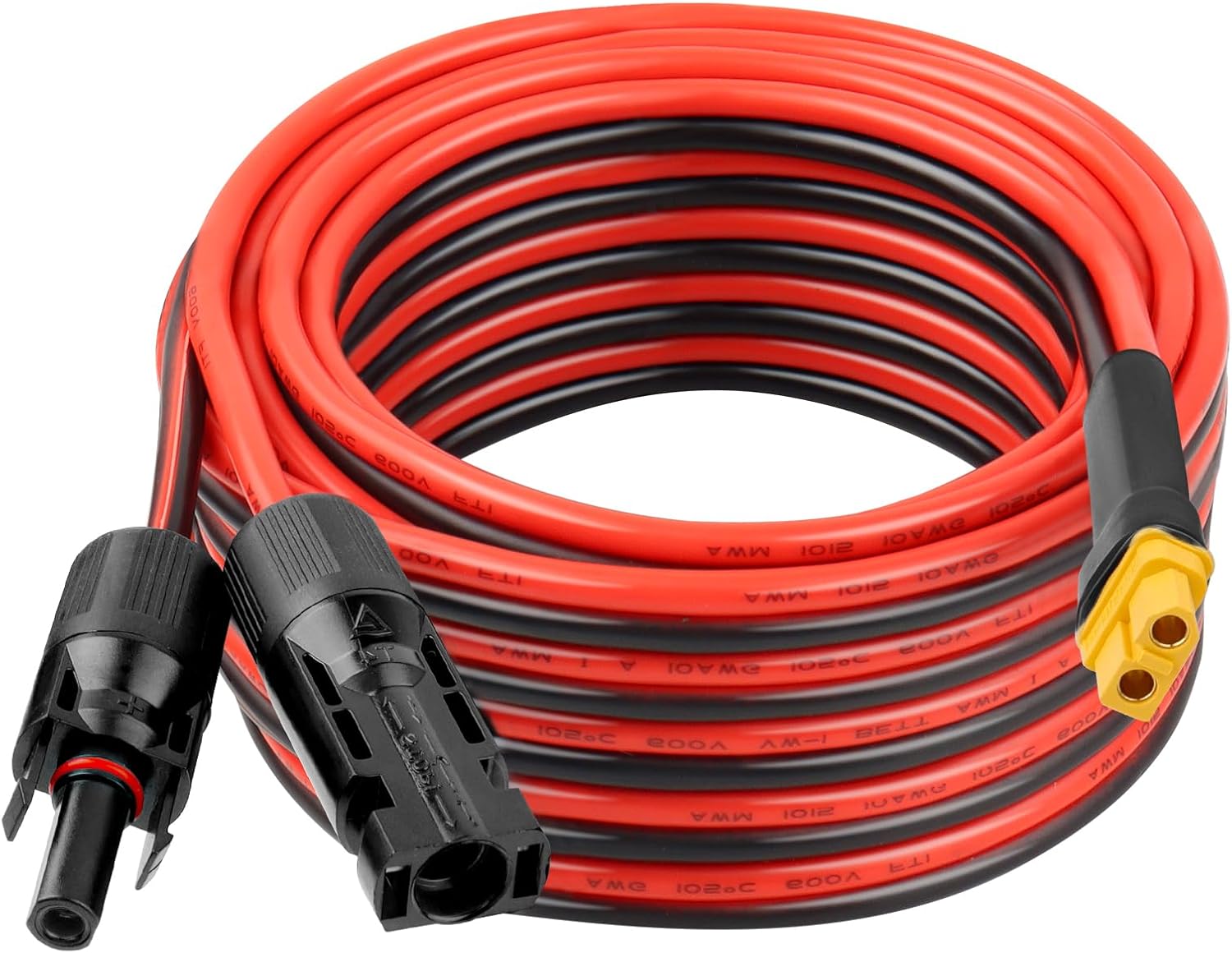10AWG 25FT XT60 Solar Extension Cable 30 FT 10AWG Solar Panel Extension Cable