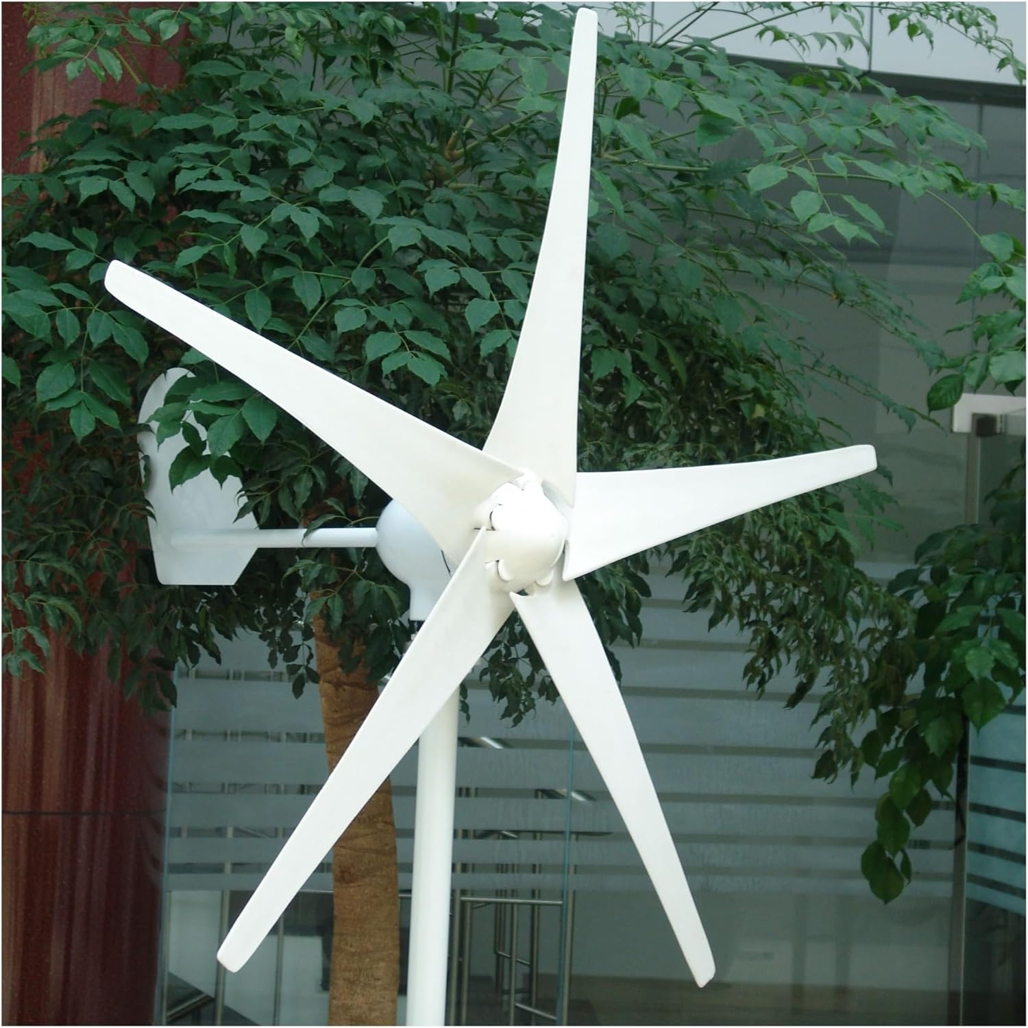 Wind Turbine Generator Kit, 12V 24V 48V Wind Turbine 500W Wind Energy nerator for Hybrid Solar Wind System(Tube Connection,3 Blades_24V)