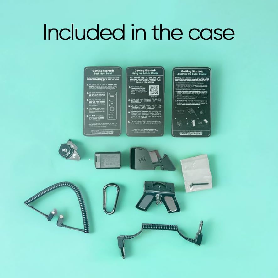 Jamstack 2 Premium 30W Portable Wireless Smart Guitar Amp & Bluetooth Speaker with App for Playing Guitar Recording or Performing at Home or Travel