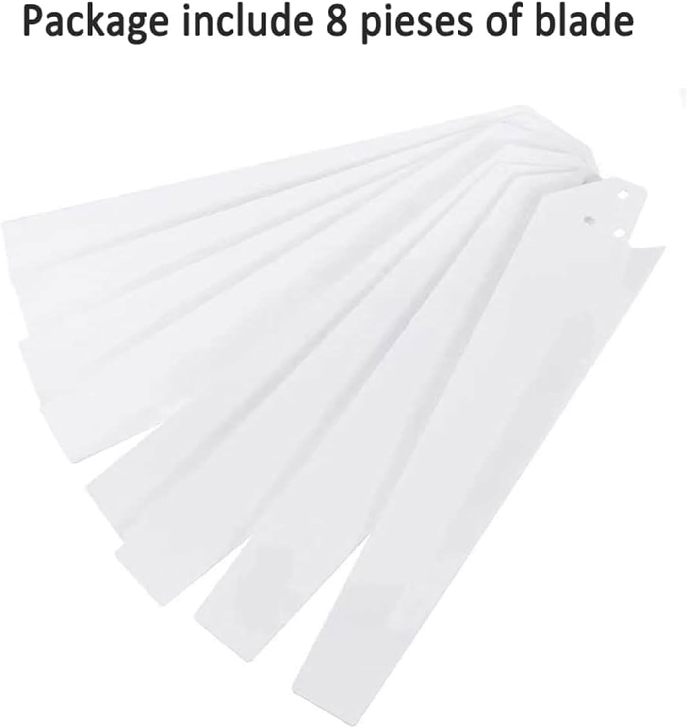CAJUCA 8PC Wind Turbine Blades High Strength Nylon Fibers Blades 550Mm Blades for Horizontal Wind Generator
