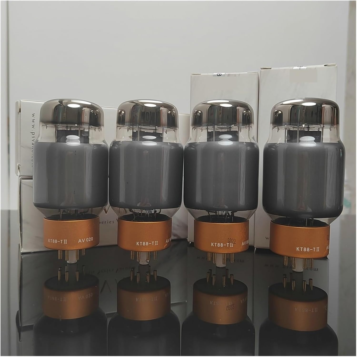 KT88-TII Classic Vacuum Tube Replaces KT88 KT120 6550 KT90 HiFi Audio Tube Amplifier Supporting Four Channels(4pcs Matched Quad)