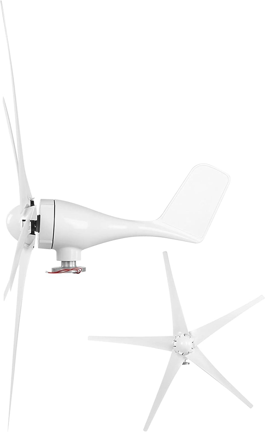 Wind Turbine Generator, 1600W 5 Blade Small Wind Turbine for Industrial Energy Equipment,Dynamo
