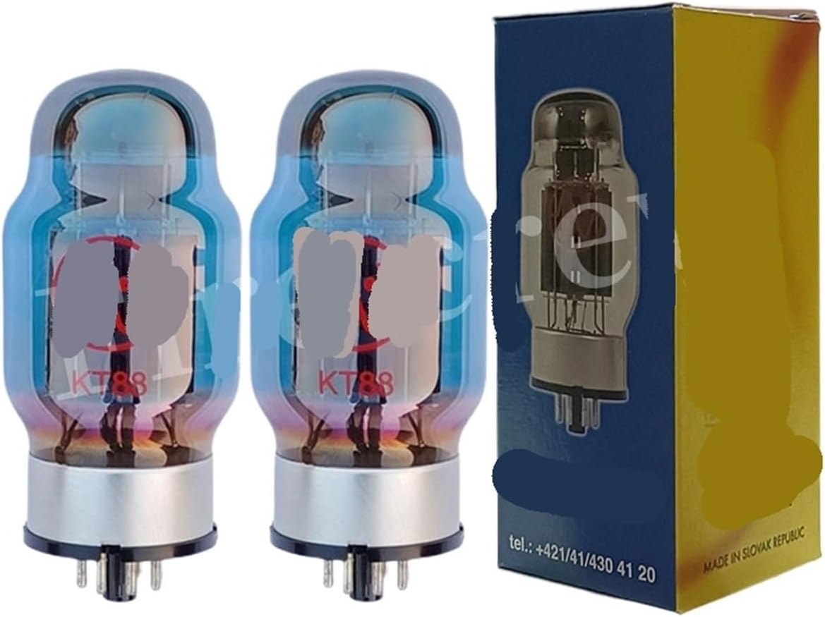 KT88 Blue Vacuum Tube Replaces 6550 Kt120 KT66 for HiFi Audio Tube Amplifier kit DIY Matching Four-Way(2pcs Matched Pair)