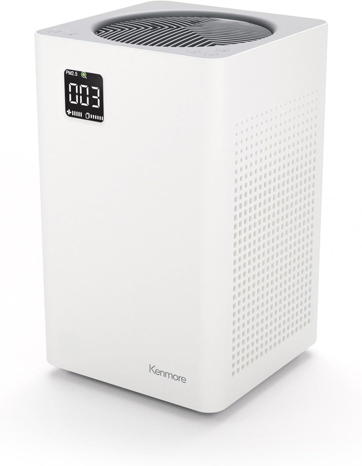 Kenmore PM2010 Air Purifiers with H13 True HEPA Filter, Covers Up to 1200 Sq.Foot, 24db SilentClean 3-Stage HEPA Filtration System, 5 Speeds for Home Large Room, Kitchens & Bedroom, PM2010