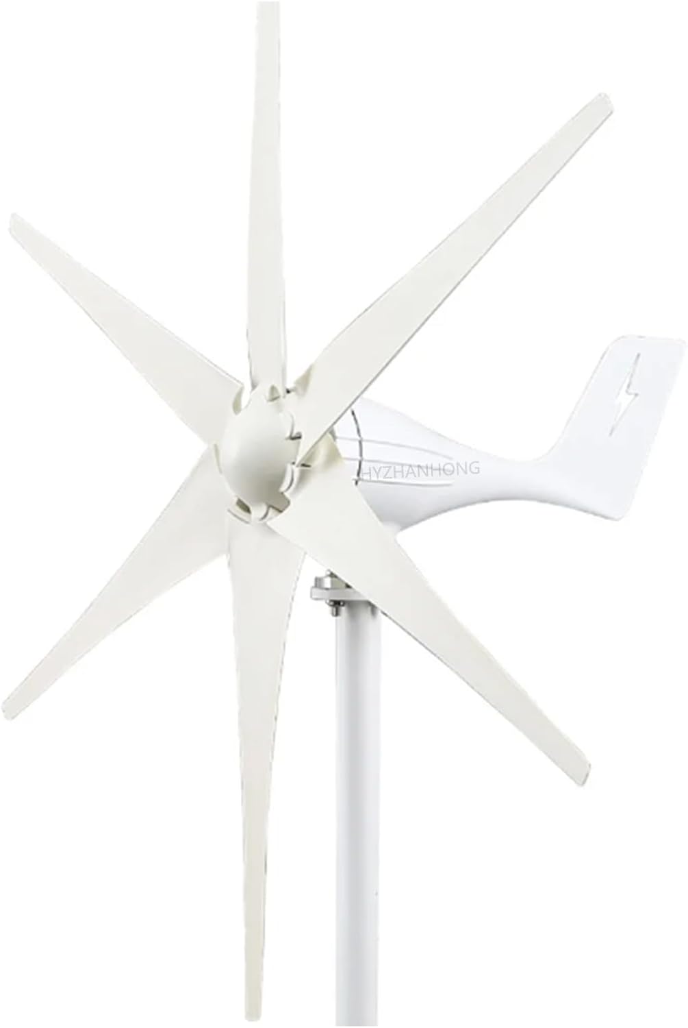 1000W Windmills Turbine Generator,6 Blades 12V 24V 48V Horizontal Wind Turbine Generator with Mppt Charge Controller for Farm Home Use