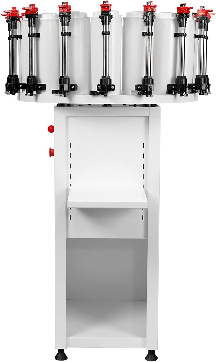 14 Stations, 110V Commercial Electric Paint Colorant Dispenser with Adjustable Platform and Precision Ruler for Water and Oil Colorant Color Matching Toning 14 Canisters