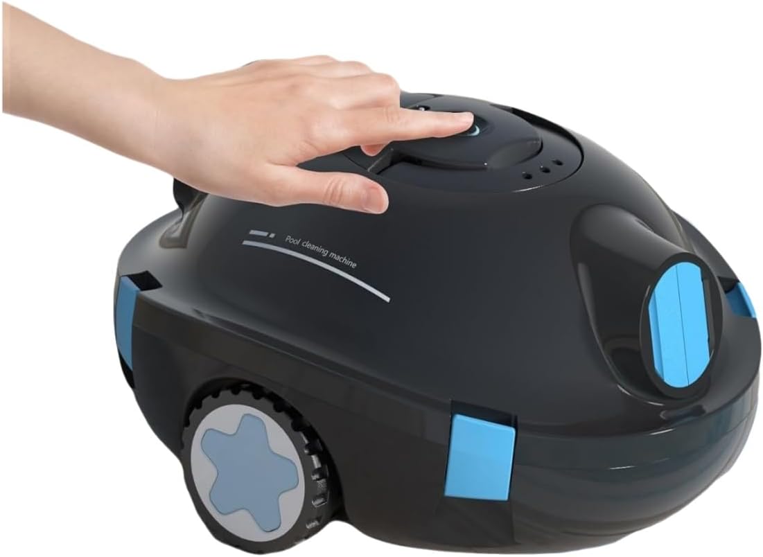 Powerful Cordless Robotic Pool Cleaner with Dual Suction, 90-Minute Run Time, Intelligent Auto Parking, Ultra-Light Design