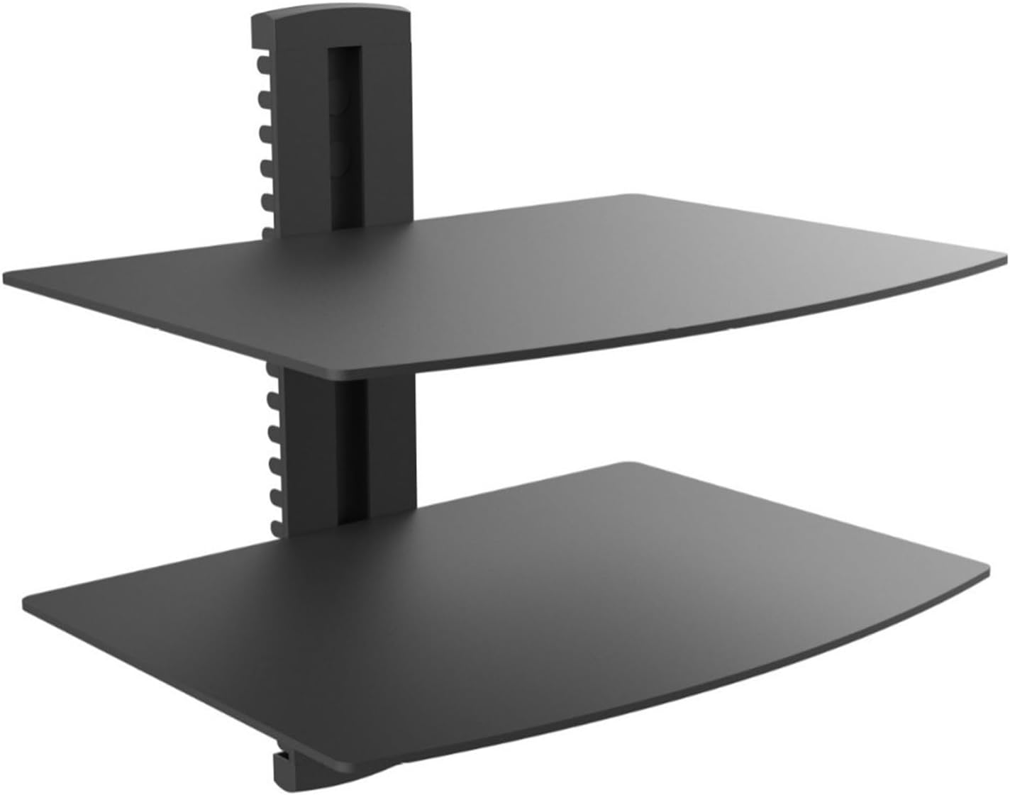 ing Entertainment Center Shelf, 2 Tier Wall Mount TV Shelf, ad BeaSa with s and y truction, for Home Theater System and Li Room r