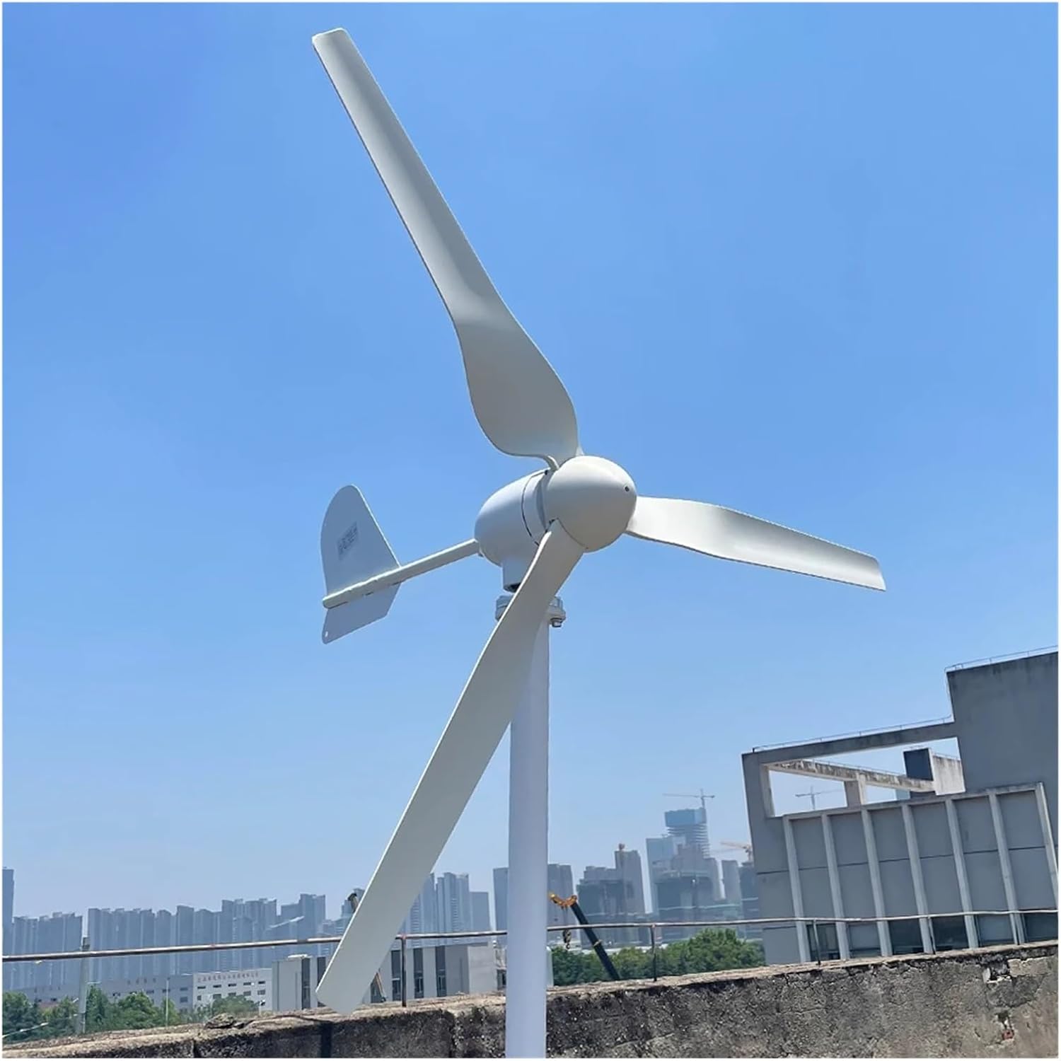 Wind Turbine Generator 10000W 5000W 8KW with MPPT Charge Controller Windmill Small Wind Generator Home Use System RV Yacht Farm Low Starting Speed for Home(with Hybrid controll,96V_15KW)