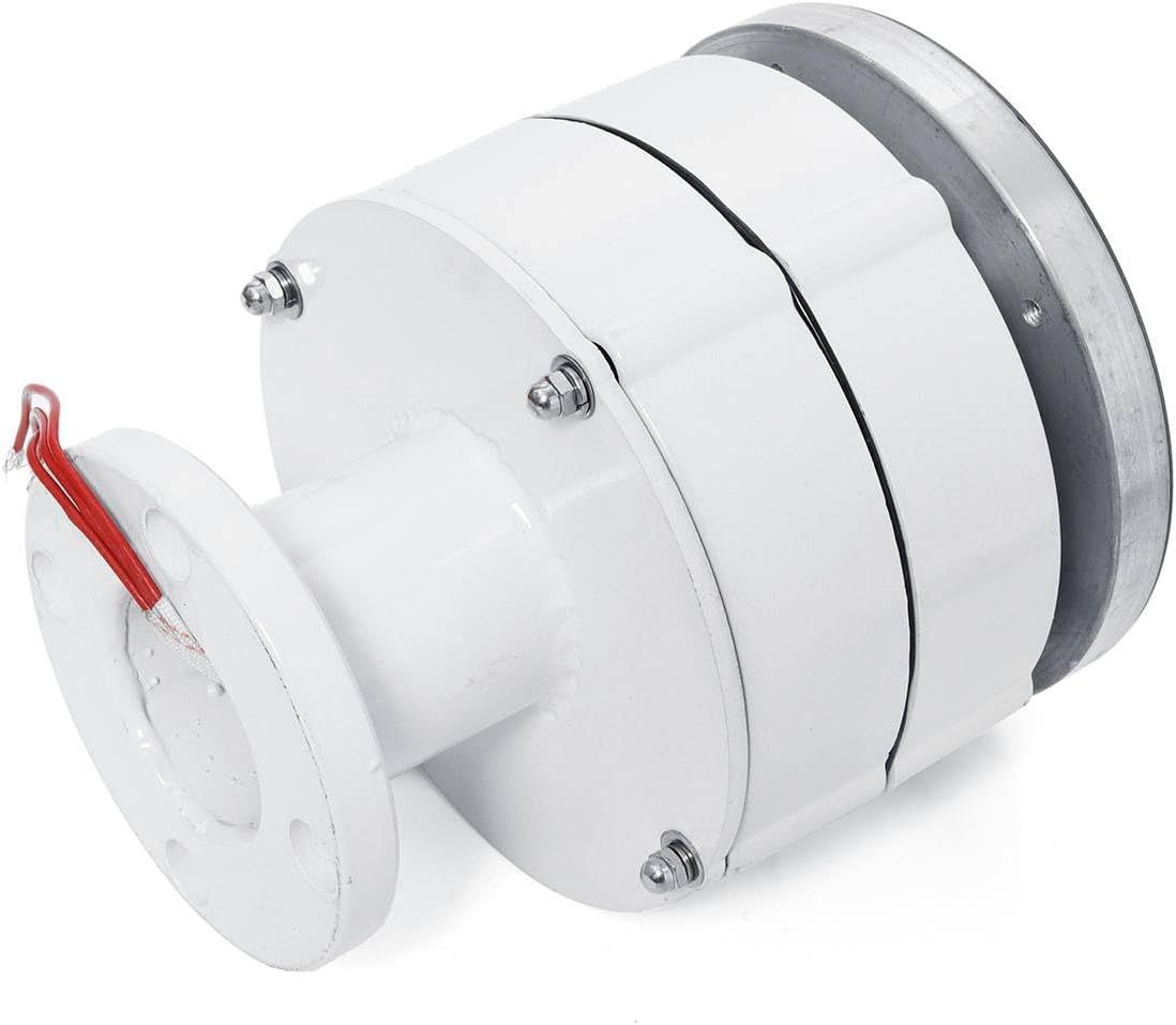 8000W Low Noise Windmill Vertical Axis Wind Turbine Generator,12V 24V 48V with MPPT Controller for Home Use(White)