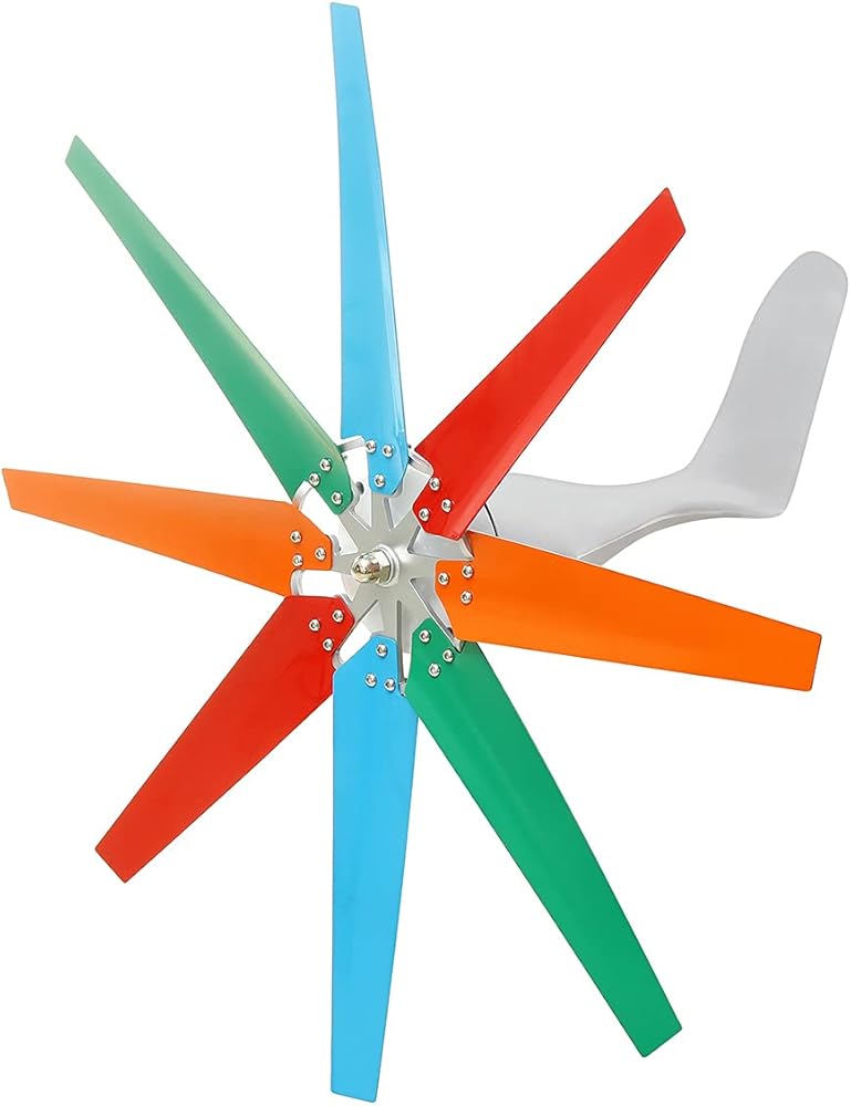 9000W 8 Blades Wind Turbines Generator 12V/24V with Controller Windmill Energy Turbines Generators for Home Yacht Farm Park