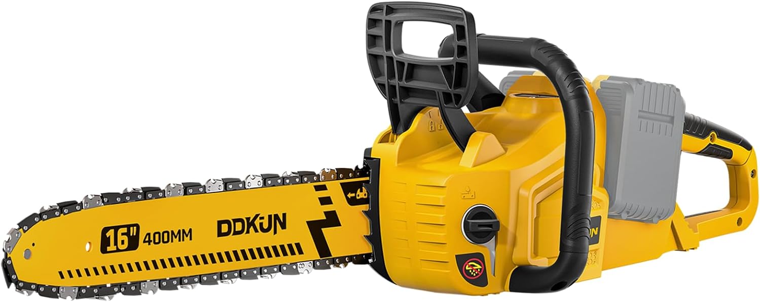 16-Inch Brushless Cordless Chainsaw, 40V (2 x 20V MAX) Battery Chain Saw Compatible DeWal Battery,Ideal for Wood/Tree Cutting, Pruning,(Tool Only)