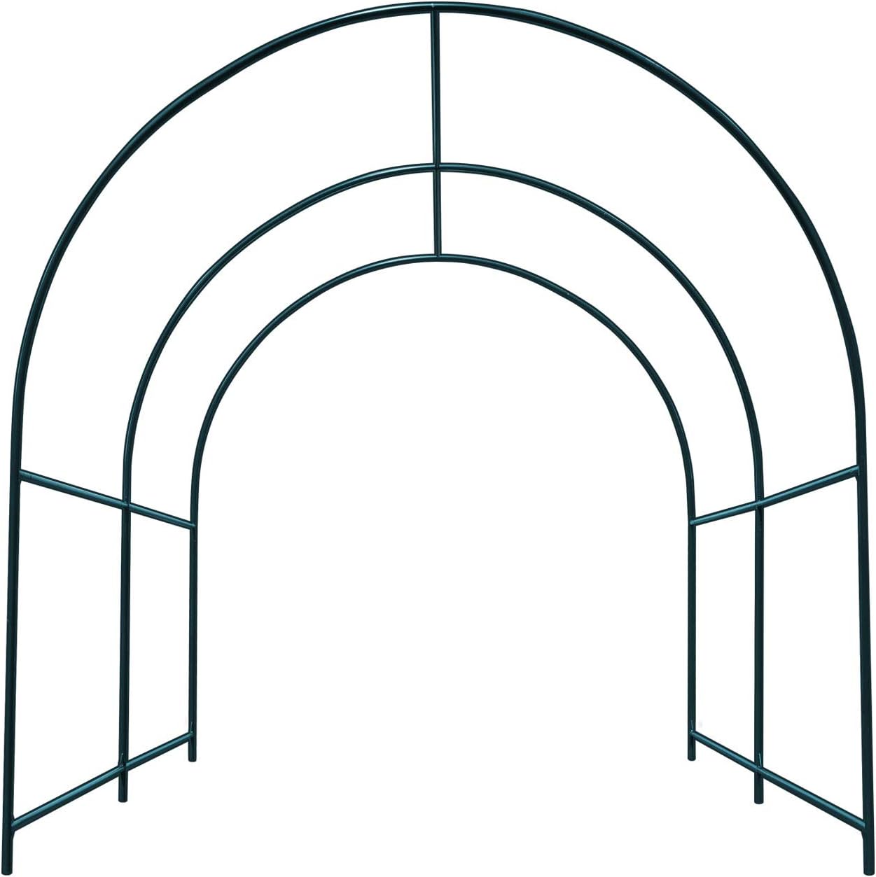 BenefitUSA Large Walk-in Garden Plant Arch Greenhouse Replacement Frame for Flowers/Fruits/Vegetables/Party (6.5 x 7 x 7.2ft)
