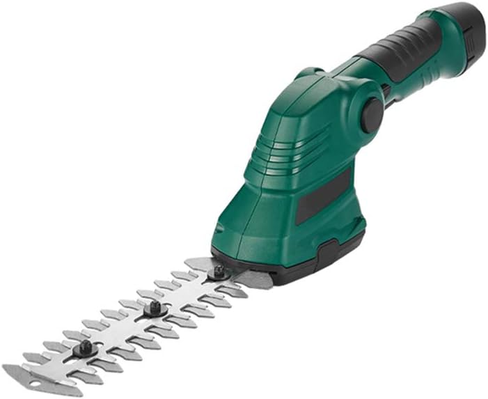 Electric Pruning Shears 7.2V Rechargeable Lithium Battery Hedge Trimmer Lawn Trimming Tool Perfect for Leaves & Debris, Rechargeable Battery