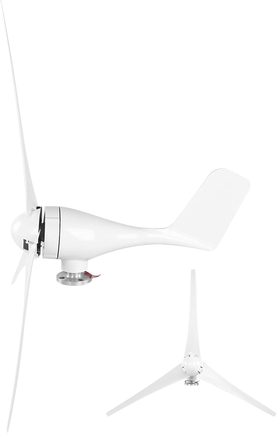 Wind Turbines Kit, Convenient Practical ElectromagneticYaw Small Wind Generator, for Marine Home Charging Boats (12V)