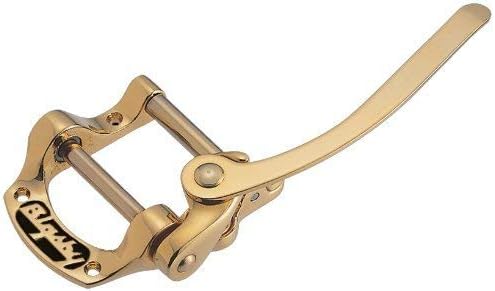 Bigsby B5 Guitar Vibrato For Flat Top Electrics, Gold (Gibson SG, Flying V, Exlporer, Firebird)