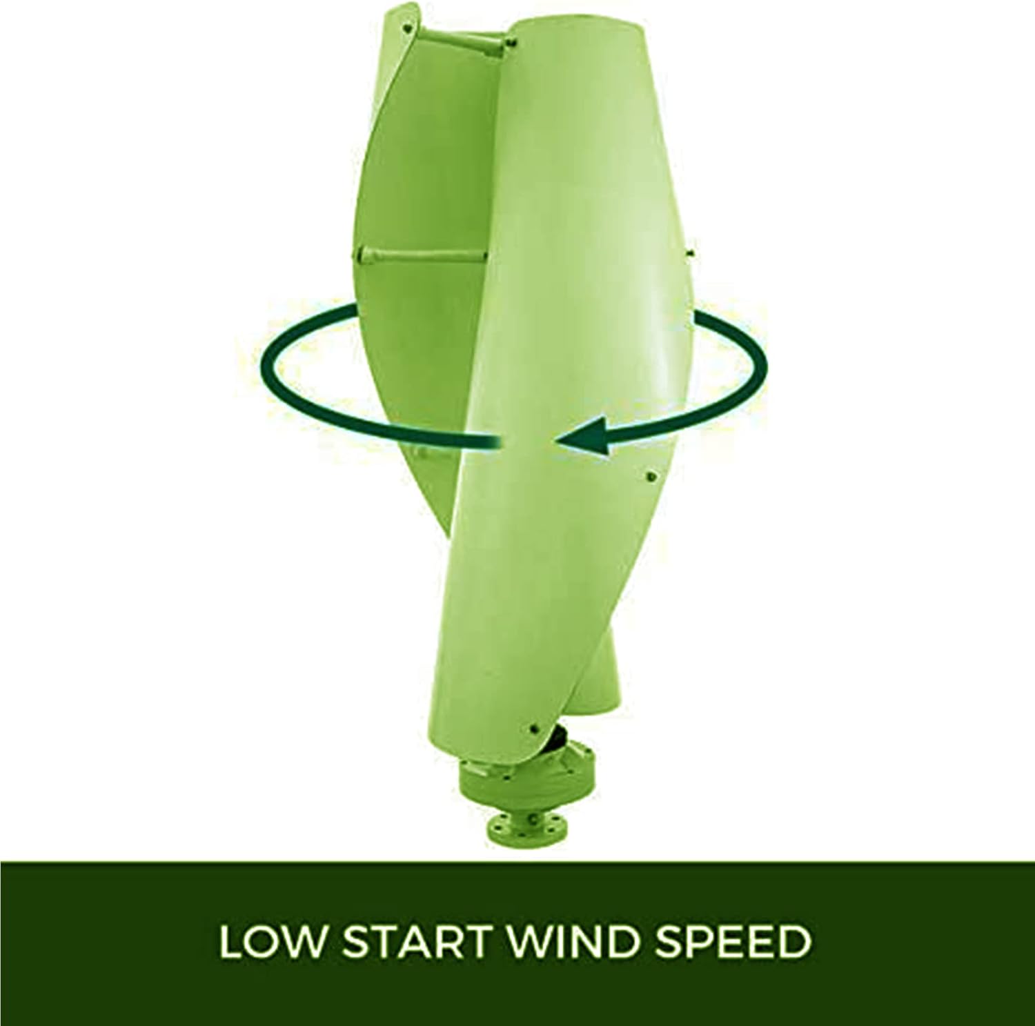 12V 24V 48V 220V 14000W Vertical Wind Power Turbine Generator Kit with Charge Controller Suitable for Charging 12V, 24V, 48V Batteries,48v