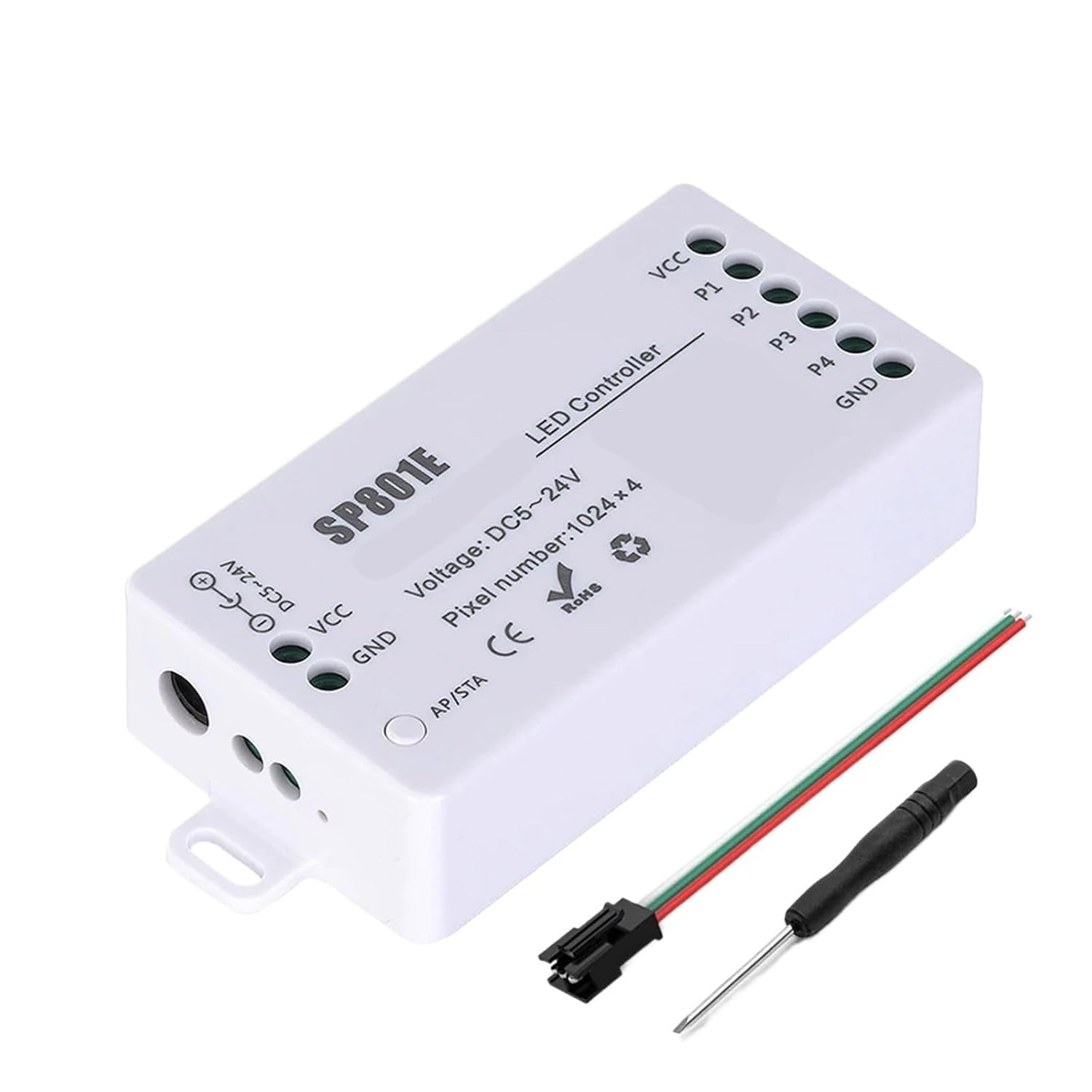 SP801E LED Controller Panel Module WS2812B WS2811 DC5-24V