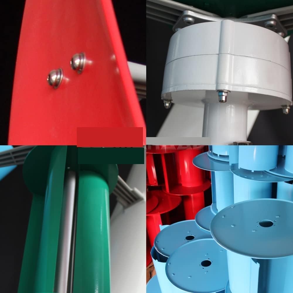 Wind Power Turbine Generator 1500W Wind Generator Inner Air Duct Alternative Energy Wind Turbine Power Permanent Maglev 12v 24v with MPPT Controller (Color : MPPT Controller, Size : Multicolor_12V)