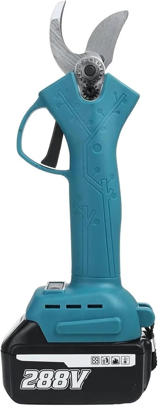 Wireless Electric Rechargeable Scissors Pruning Shears with Li-ion Battery Tree Garden Tool Branches Pruning Tools for Tree Trimming Branch Cutter(1 Battery Set)