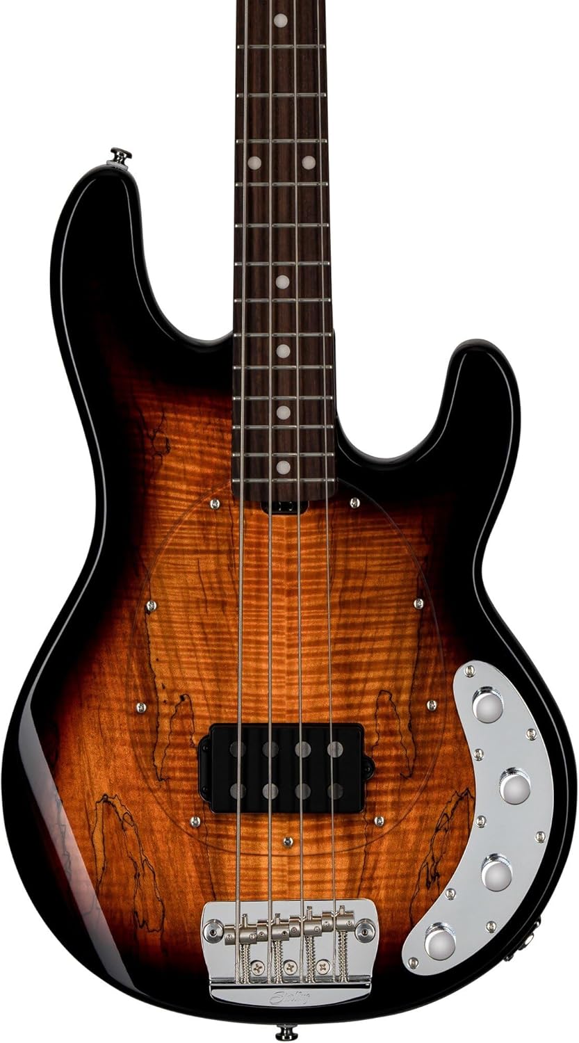 Sterling By Music Man StingRay RAY34 Bass Guitar - 3-tone Sunburst