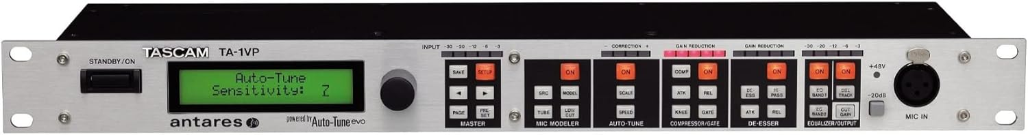 Tascam TA-1VP Rackmount Vocal Producer Processor With Antares Autotune