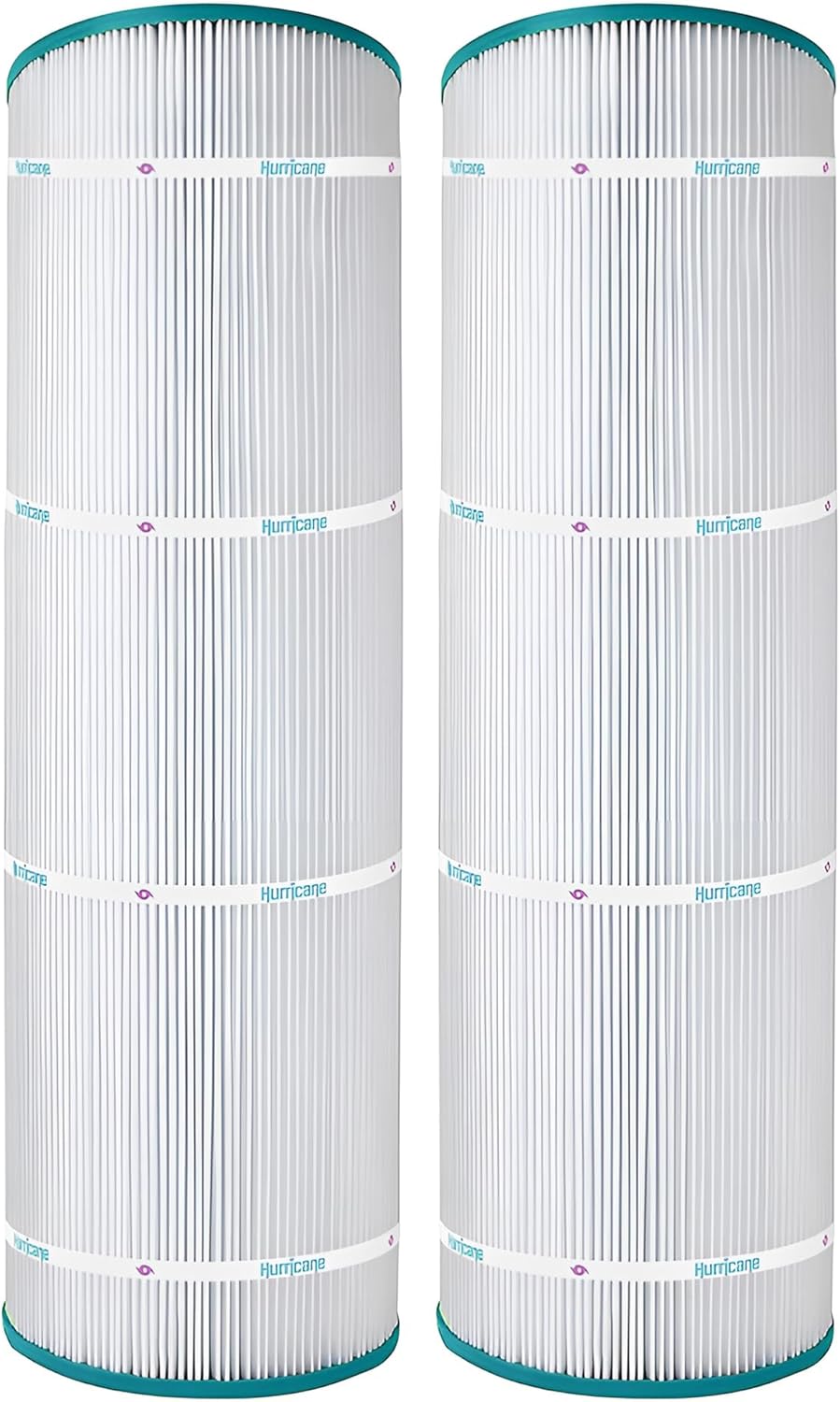 Hurricane Filters HF8417-01 2 Pack Advanced Pool Filter Cartridge - Replacement for PA175, Unicel C-8417, Filbur FC-1294, Hayward Star-Clear Plus C1750, C1900, Sta-RIte PXC-175