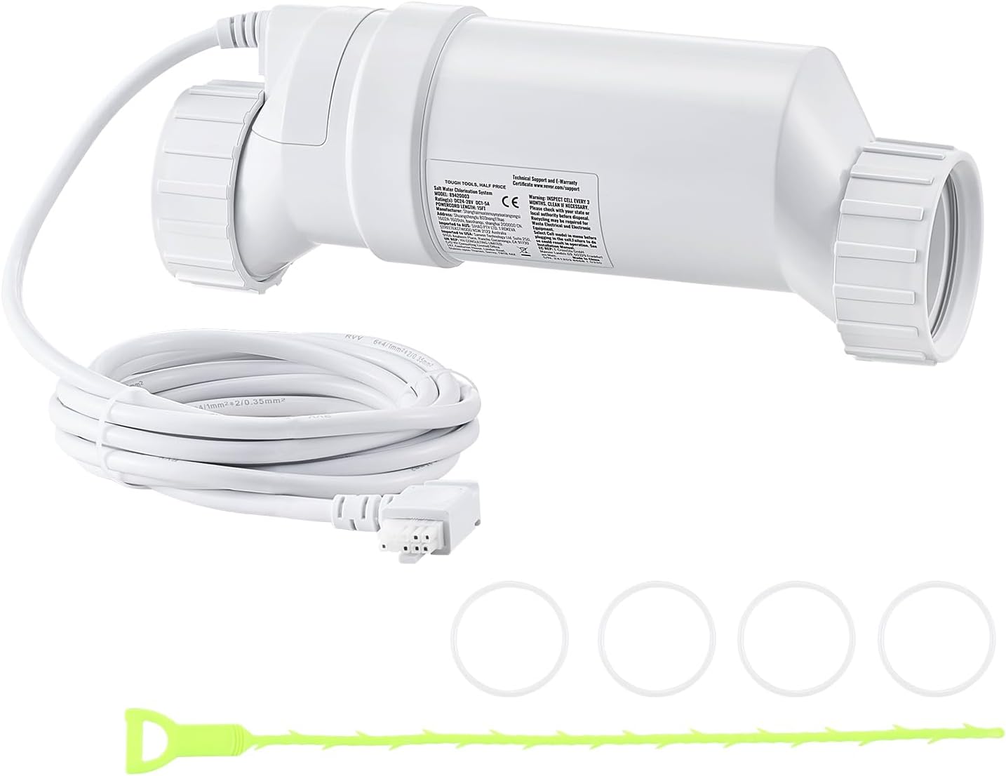 Salt Chlorine Generator 20CELL-15/89420001 40,000 Gallons for Swimming Pool