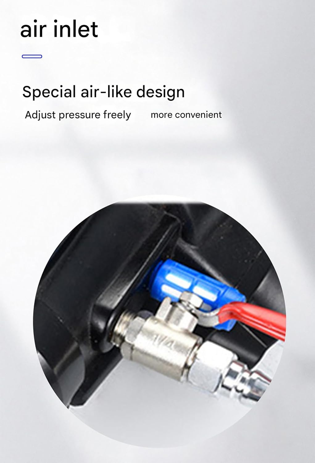 50 Gallon Pneumatic Paint Mixer 1/2HP Automatic Lifting Air Agitator Paint Mix Tool Ink Casting Stirring Machine, High Power