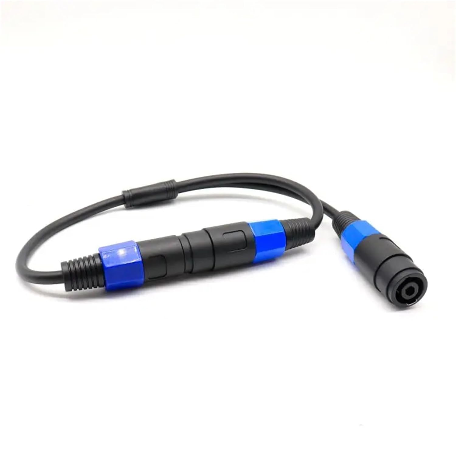 Speakon Splitter Cable 1M2F & 1F2M - 0.5m 4-Core Y-Cable for PA Systems & Studio Use(1Female to 2Male0.5m)