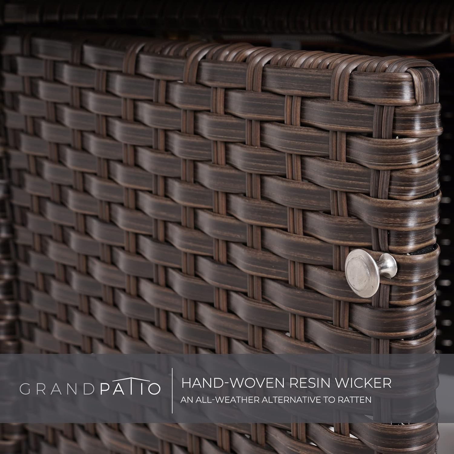 Grand Patio Propane Fire Pits Outdoor 43-Inch CSA inch 60,000 BTU Outdoor Gas Fire Pit Table,Propane Fire Pit Table with Lid and Lava Rocks