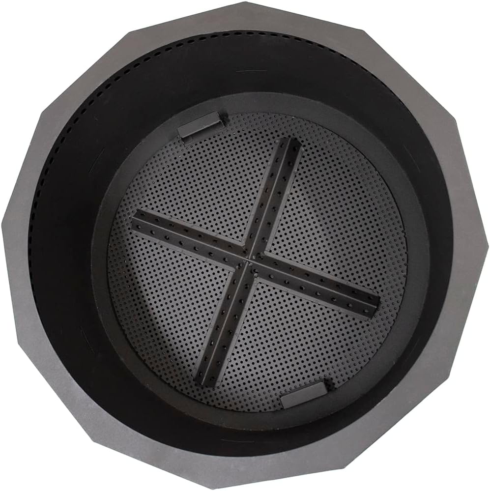 Blue Sky Outdoor Living Round Mammoth Smokeless Patio Fire Pit, Black