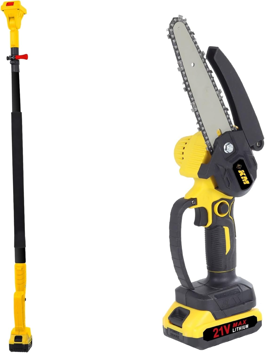 2 - in - 1 Cordless Pole Saw & Mini Chainsaw - 6