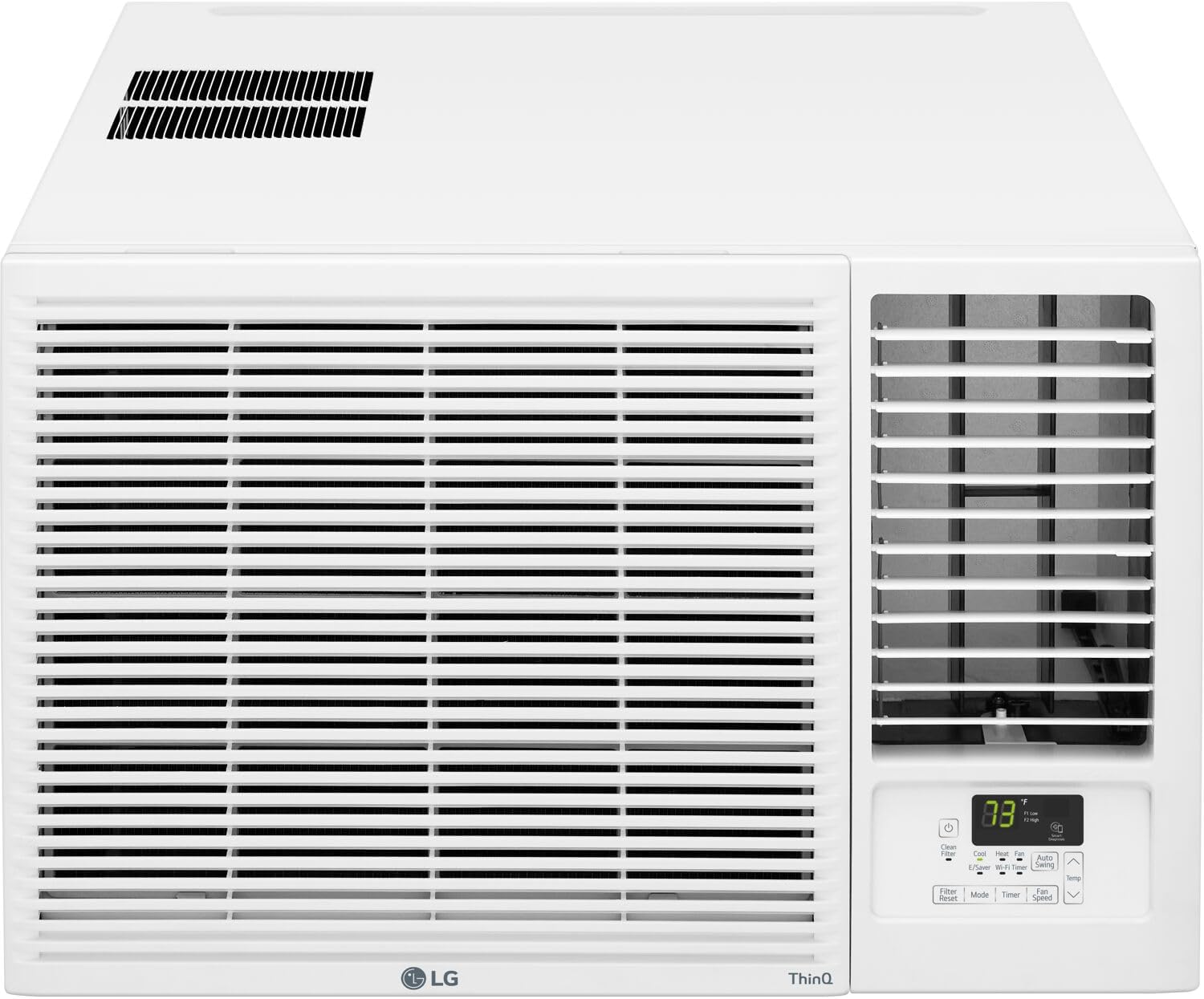 LG LW1223HR 12200 BTU Window Air Conditioner with 570 Square Feet Coverage, Quiet Operation, and LED Display (White)