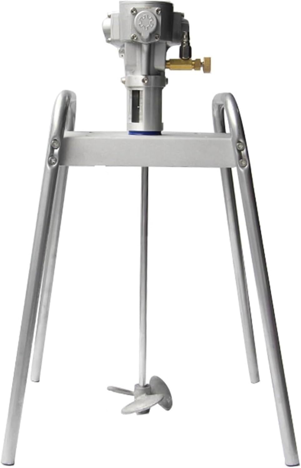 5 Gallon 60L Automatic Pneumatic Paint Mixer Machine, Lifting Platform Paint Coating Mixer, With Auxiliary Stand & Wheel Mixer